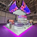 Litery 3D i lightboxy na targi SiGMA Rome 2025 – realizacja dla Expo M1 Tony Bet - stoisko targowe