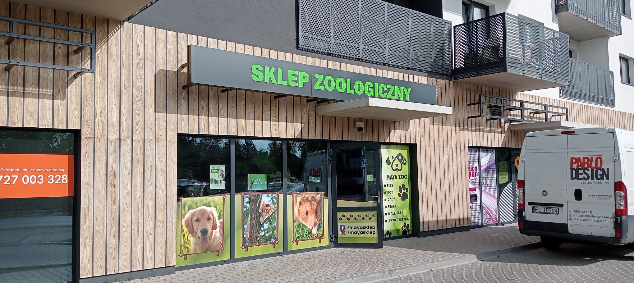 reklama z dibondu